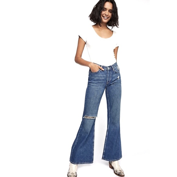 Free People Denim - Free People Relaxed Heritage Flare Jeans